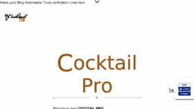 What Cocktail-pro.com website looked like in 2018 (5 years ago)
