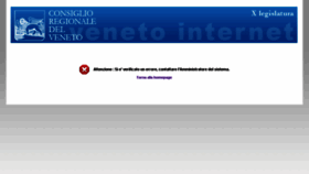 What Consiglioveneto.it website looked like in 2018 (5 years ago)
