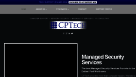 What Cptechdallas.com website looked like in 2018 (5 years ago)