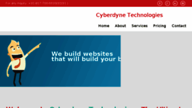 What Cyberdyne.in website looked like in 2018 (5 years ago)