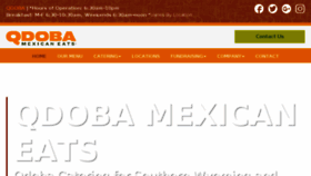 What Cateringqdoba.com website looked like in 2018 (5 years ago)