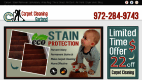 What Carpetcleaning--garland.com website looked like in 2018 (5 years ago)