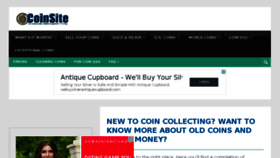 What Coinsite.com website looked like in 2018 (5 years ago)