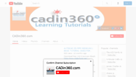 What Cadin360.com website looked like in 2018 (5 years ago)