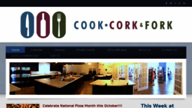 What Cookcorkandfork.com website looked like in 2018 (5 years ago)