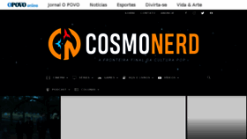 What Cosmonerd.com.br website looked like in 2018 (7 years ago)