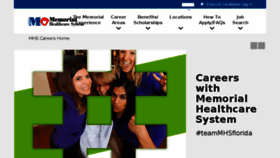What Careers.mhs.net website looked like in 2018 (5 years ago)