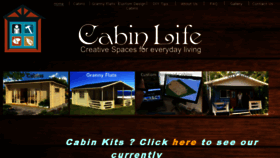 What Cabinlife.com.au website looked like in 2018 (5 years ago)