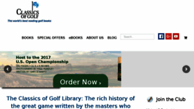What Classicsofgolf.com website looked like in 2018 (5 years ago)