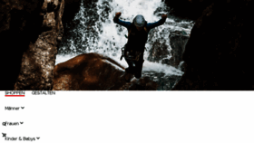 What Canyoning.ch website looked like in 2018 (5 years ago)