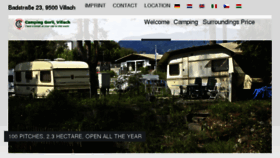 What Campinggerli.at website looked like in 2018 (5 years ago)