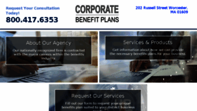 What Corporatebenefitplans.com website looked like in 2018 (5 years ago)