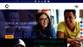 What Cossindia.net website looked like in 2018 (5 years ago)