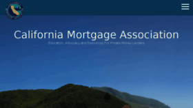 What Californiamortgageassociation.org website looked like in 2018 (5 years ago)