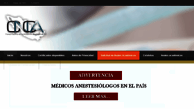 What Consejoanestesia.org website looked like in 2018 (5 years ago)