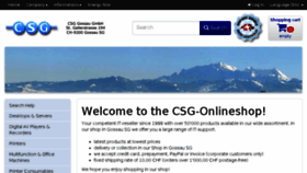 What Csg-online.ch website looked like in 2018 (5 years ago)