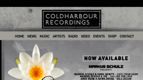 What Coldharbourrecordings.com website looked like in 2018 (5 years ago)