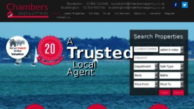 What Chambersestateagency.com website looked like in 2018 (5 years ago)