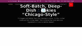 What Cookiespinchicago.com website looked like in 2018 (5 years ago)