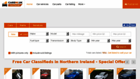 What Carsni.uk website looked like in 2018 (5 years ago)