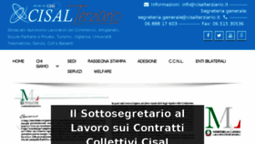 What Cisalterziario.it website looked like in 2018 (5 years ago)