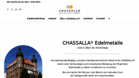 What Chassalla-edelmetalle.de website looked like in 2018 (5 years ago)