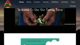 What Calhounproduce.com website looked like in 2018 (5 years ago)