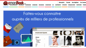 What Cmonbook.fr website looked like in 2018 (5 years ago)