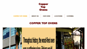 What Coppertopovens.com website looked like in 2018 (5 years ago)