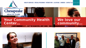 What Chesapeakehc.org website looked like in 2018 (5 years ago)