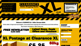 What Clearancexl.co.uk website looked like in 2018 (5 years ago)