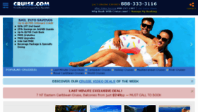 What Cruise.com website looked like in 2018 (5 years ago)