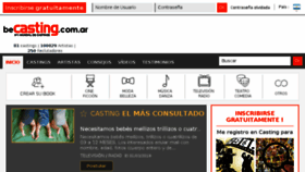 What Casting-argentina.com website looked like in 2018 (5 years ago)