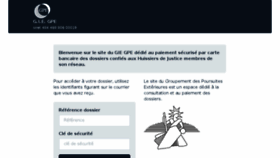 What Creances-publiques.fr website looked like in 2018 (5 years ago)