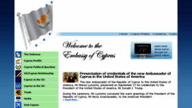 What Cyprusembassy.net website looked like in 2018 (5 years ago)