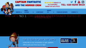 What Captain-fantastic.co.uk website looked like in 2018 (5 years ago)