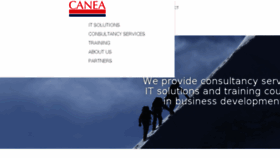 What Canea.com website looked like in 2018 (5 years ago)