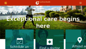 What Carepointhealth.org website looked like in 2018 (5 years ago)