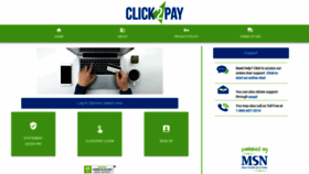 What Click2pay.us website looked like in 2018 (5 years ago)