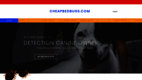 What Cheapbedbugs.com website looked like in 2018 (5 years ago)