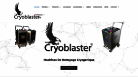 What Cryoblaster.fr website looked like in 2018 (5 years ago)