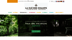 What Cledeschamps.com website looked like in 2018 (5 years ago)