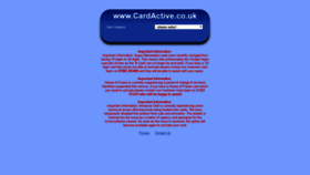 What Cardactive.co.uk website looked like in 2018 (5 years ago)
