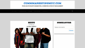 What Commmarketingmuc.com website looked like in 2018 (5 years ago)