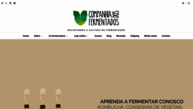 What Ciadosfermentados.com.br website looked like in 2018 (5 years ago)