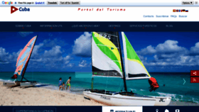 What Cubatravel.cu website looked like in 2018 (5 years ago)