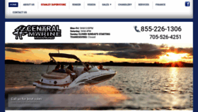 What Centralmarine.ca website looked like in 2018 (5 years ago)