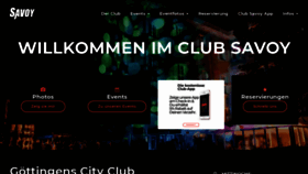 What Club-savoy.de website looked like in 2018 (5 years ago)