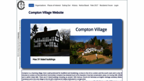 What Compton-surrey.co.uk website looked like in 2018 (5 years ago)