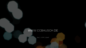 What Ccbausch.de website looked like in 2018 (5 years ago)